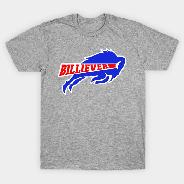 WNY Pride - Billiever - Buffalo Football T-Shirt by Vector Deluxe